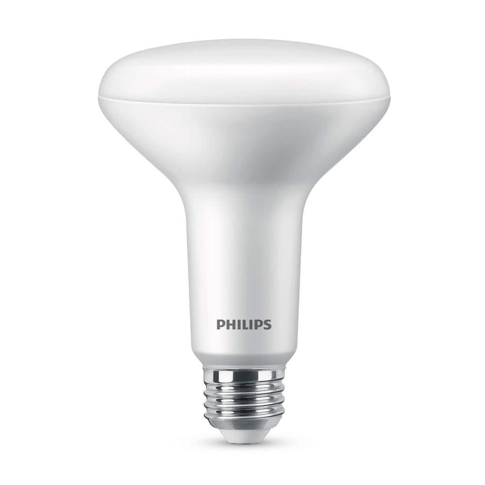 Philips Indoor LED Ultra Definition 65W Soft White BR30 Floodlight Light Bulb, 3 Pk