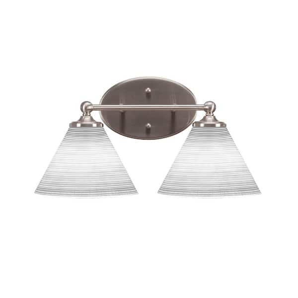 Unbranded Royale 8.25 in. 1-Light Brushed Nickel Vanity Light