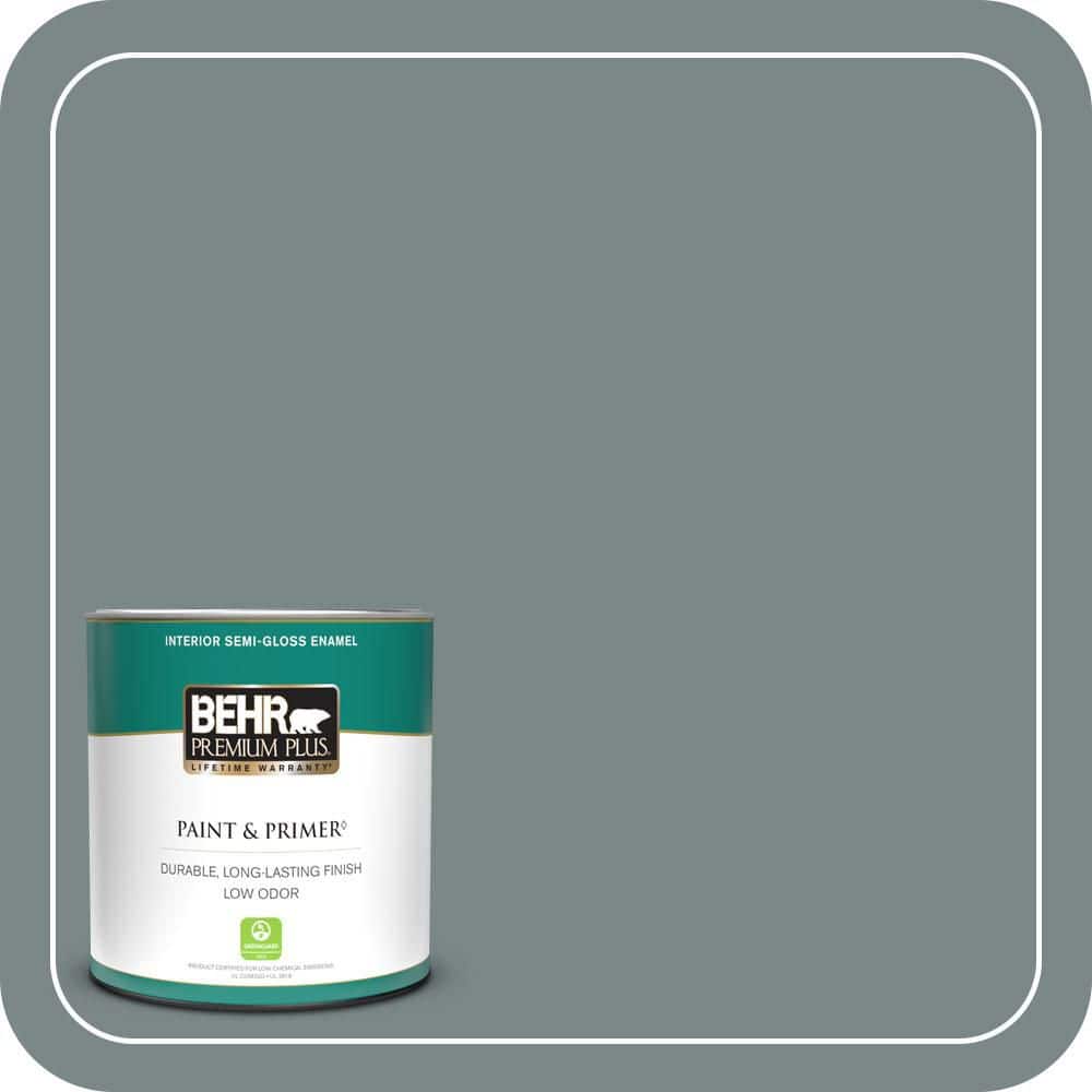 1 qt. #730F-5 Nature Retreat Semi-Gloss Enamel Low Odor Interior Paint & Primer price history on PriceWatchPro
