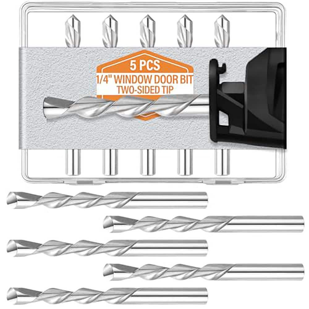 50Pcs 1/8 Inch Wall Masonry Drill Bit M2 High Speed Steel Spiral Saw Tip Cutting Bits For Drywall Brick Concrete Marble Drilling - 1420