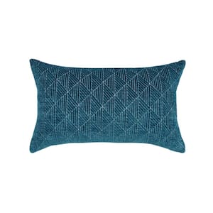 Logan Geometric Woven Reversible Lumbar 24 in. x 14 in. Pillow