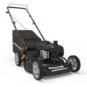 21 in. 140cc Briggs and Stratton e500 Engine 3-In-1 Gas Walk Behind Lawn Push Mower