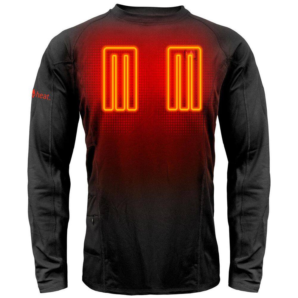 Men's XX-Large Black Long Sleeved Heated Base Layer Shirt price history on PriceWatchPro