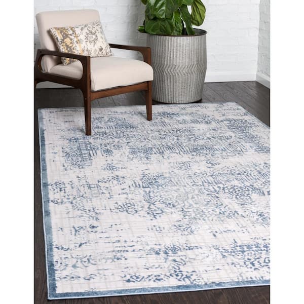 Aberdeen Stanhope Blue 4 ft. x 6 ft. Area Rug