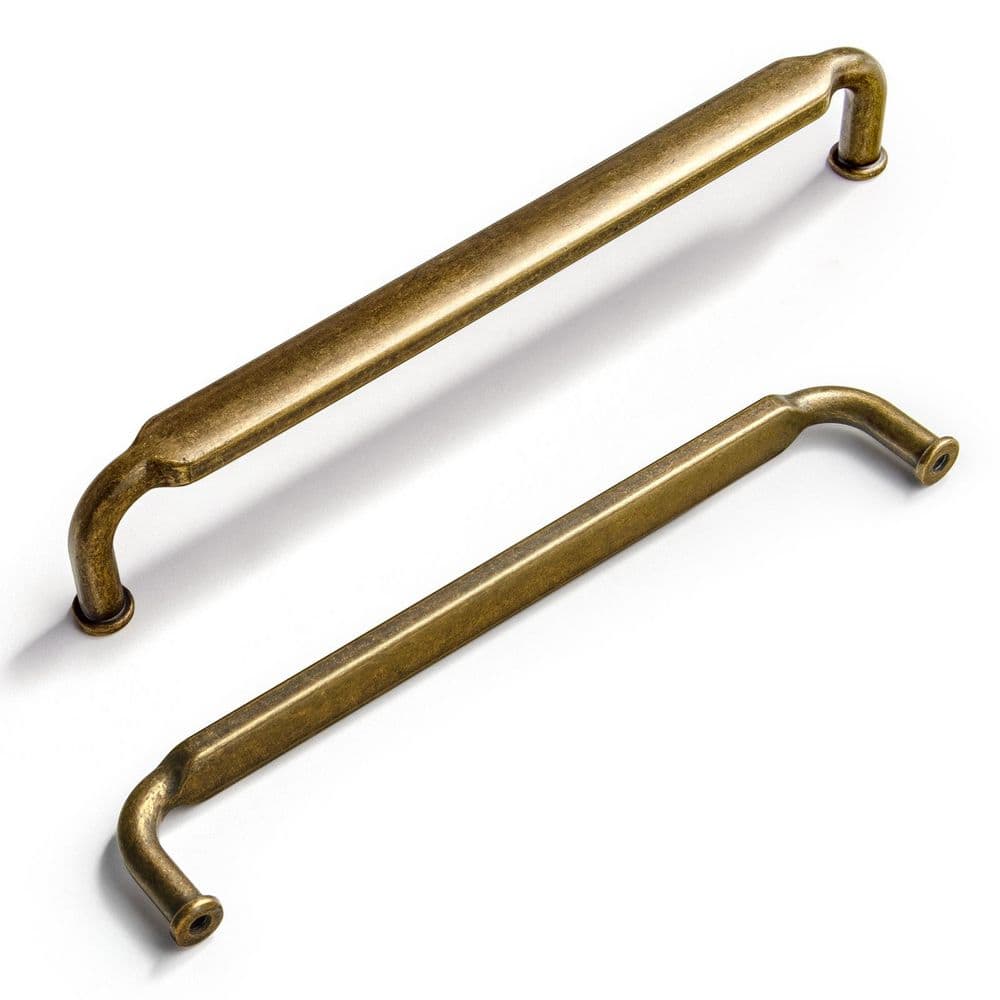 12-Pack Distressed 6-5/16 in. (160mm) Vintage Antique Brass Zinc Alloy Cabinet Bar Pulls price history on PriceWatchPro