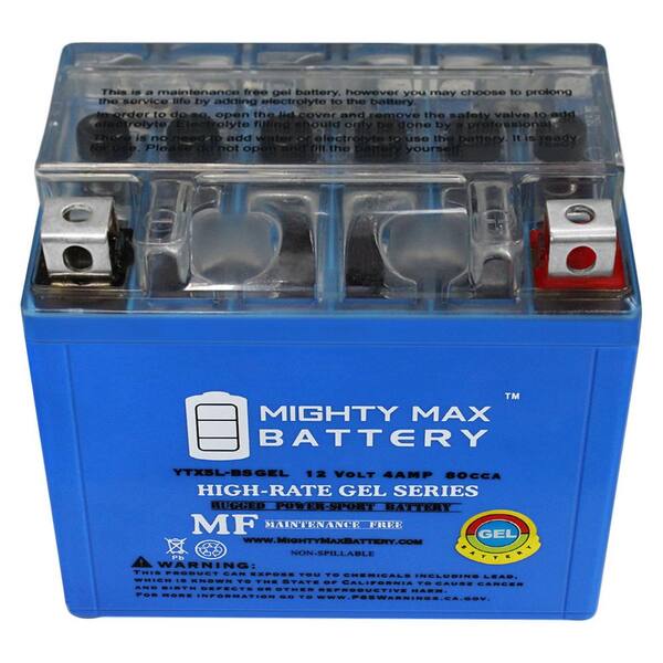MIGHTY MAX BATTERY YTX5L-BS GEL Battery Replacement for Honda