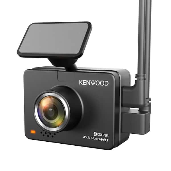 Front 1440p and Rear 1080p Compact Dash Cams with 2-In. Display and Built-in GPS for 12-/24-Volt Systems