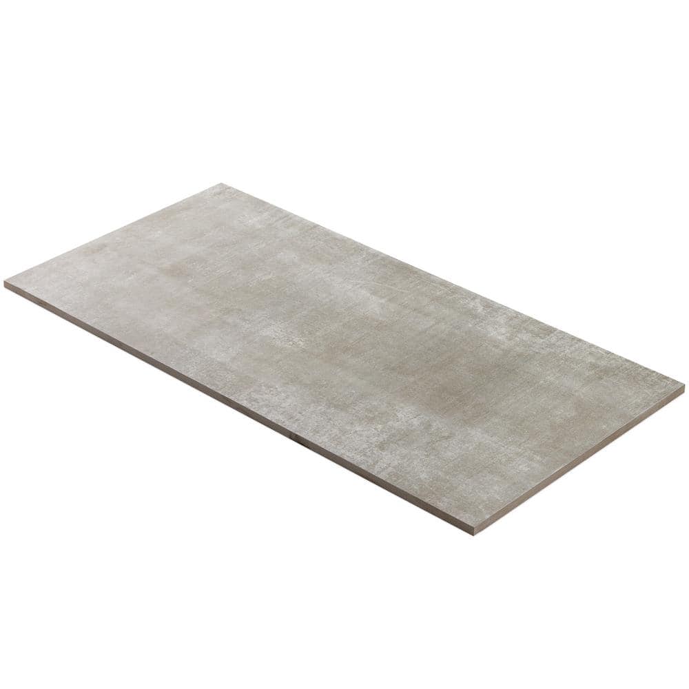 Essential Silver Matte Porcelain Wall & Floor Tile 12" x 24"