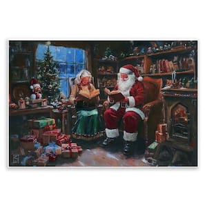 Joyous Mr. and Mrs. Claus by Sara Culpepper 1-Piece Unframed Graphic Religious Art Print 10 in. x 15 in.