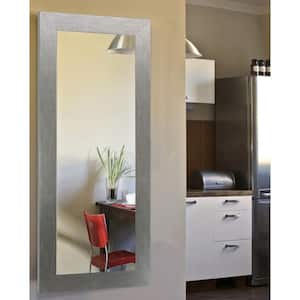 Oversized Rectangle Silver Modern Mirror (63.5 in. H x 25.5 in. W)