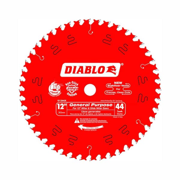 DIABLO 12 in. x 44Tooth General Purpose Circular Saw Blade D1244X