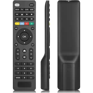 Universal TV Remote Control Replacement with Remote Simple Setup 3 Device in Black