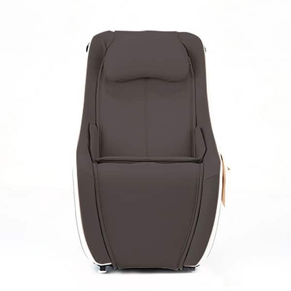 Synca Wellness Chair Massage CirC Leather Heated Track Coffee The - Burnt SL Home Depot Synthetic CirC