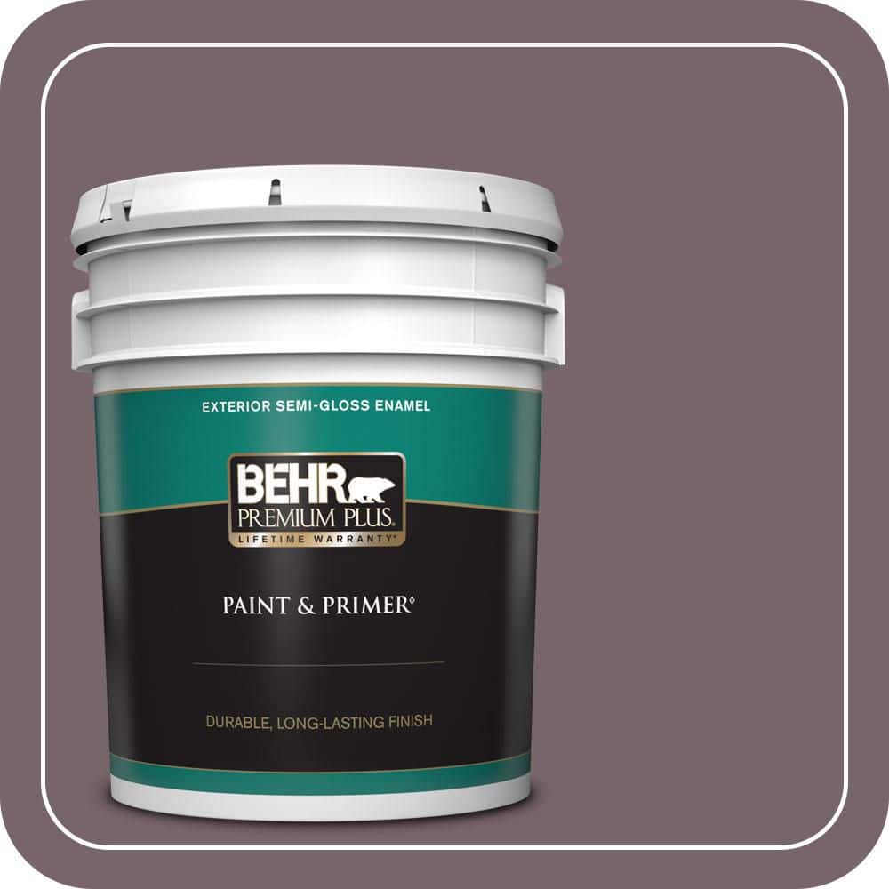 5 gal. #100F-6 Plum Shade Semi-Gloss Enamel Exterior Paint & Primer price history on PriceWatchPro