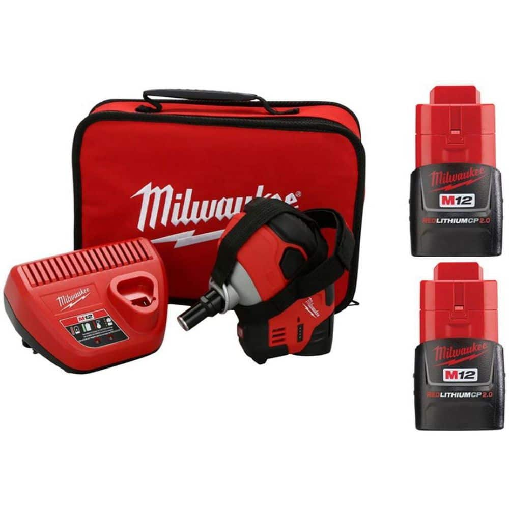 Reviews for Milwaukee M12 12-Volt Lithium-Ion Cordless Palm Nailer with ...