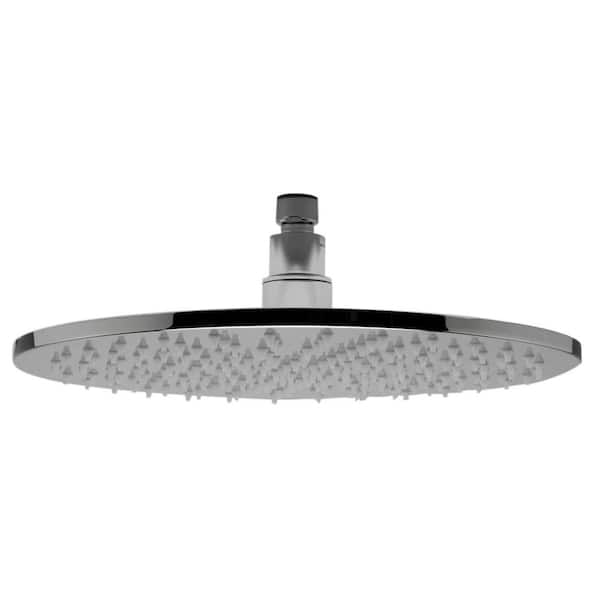 1-Spray 12 in. Single Ceiling Mount Fixed Rain Shower Head in Polished Chrome 1-Spray 12 in. Single Ceiling Mount Fixed Rain Shower Head in Polished Chrome