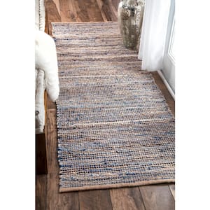 Vernell Contemporary Jute Natural 2 ft. 6 in. x 6 ft. Indoor Runner Rug