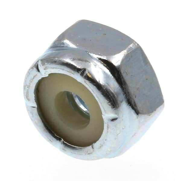 #10-24 Grade 2 Zinc Plated Finish Steel Nylon Insert Lock Nut 100 pk. #10-24 Grade 2 Zinc Plated Finish Steel Nylon Insert Lock Nut 100 pk.