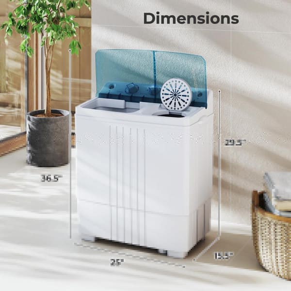 Volenca Portable Compact Washing Machine for Apartment and Dorm