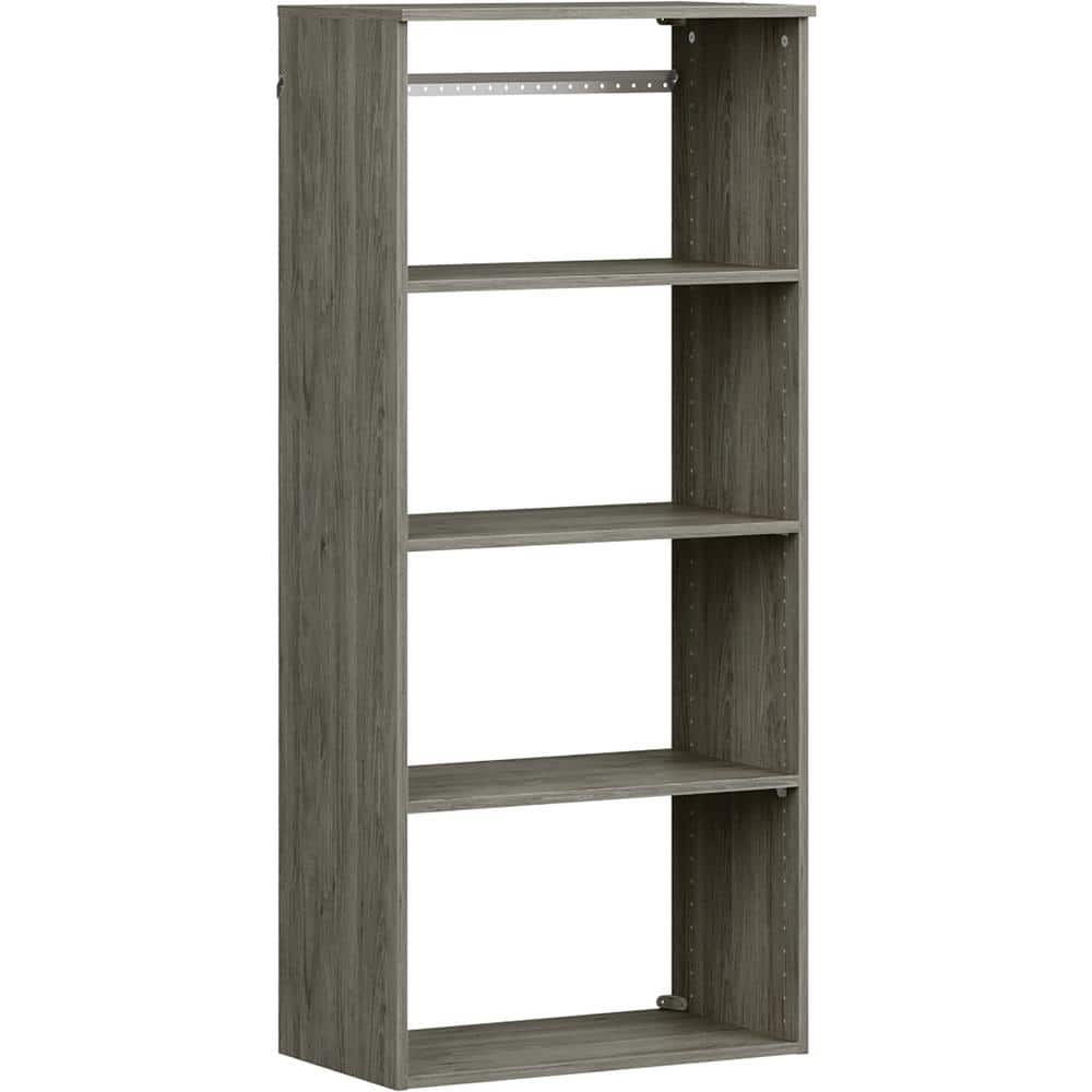 Style+ 25 in. W Coastal Teak Hanging Wood Closet Tower price history on PriceWatchPro
