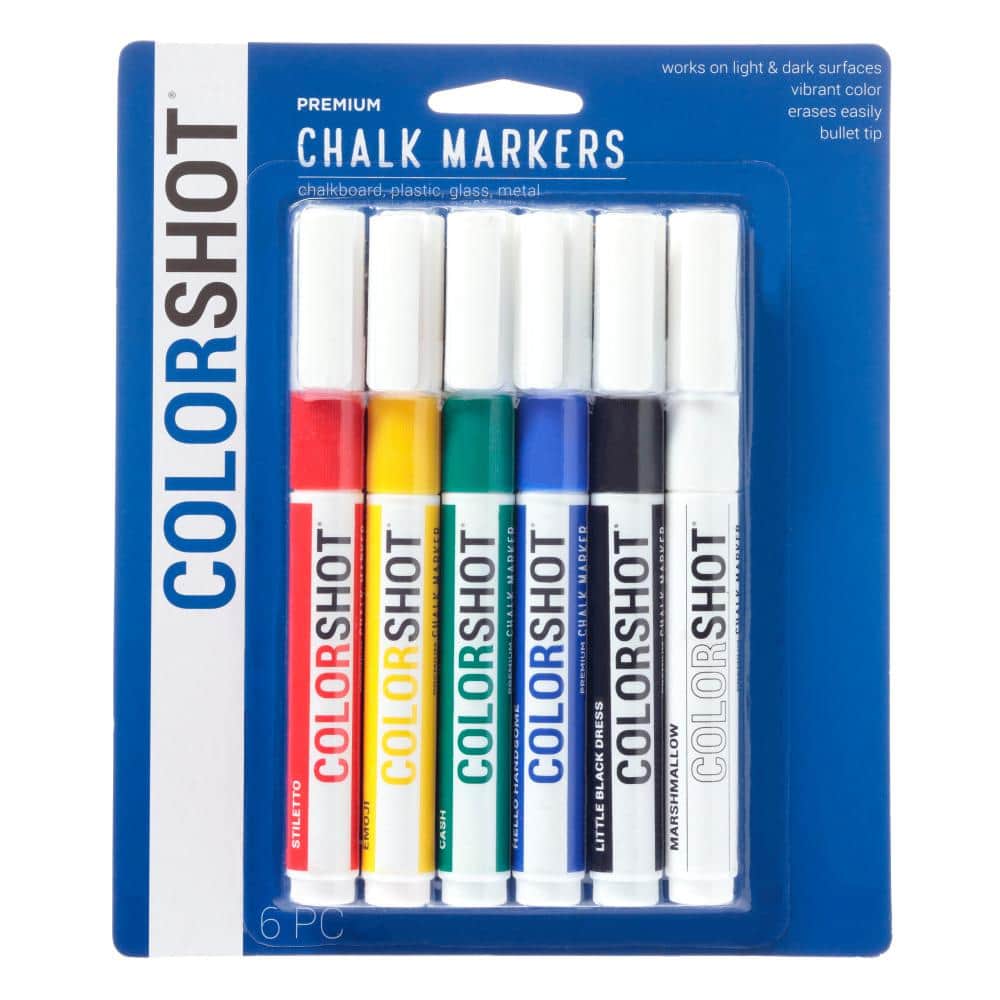 Cedar Markers Liquid Chalk Markers - 12 Pack With 40 Chalkboard