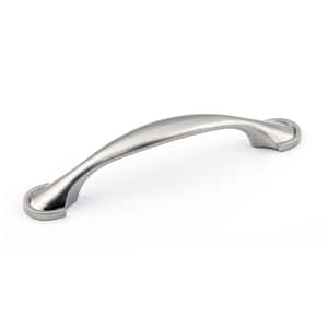 Mericourt Collection 3 3/4 in. (96 mm) Brushed Nickel Traditional Cabinet Arch Pull
