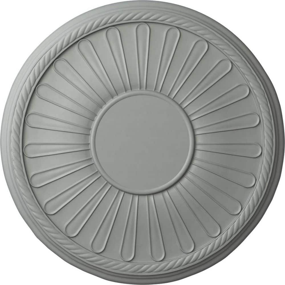 "1-1/4"" x 19-7/8"" x 19-7/8"" Polyurethane Leandros Ceiling Medallion, Primed White" price history on PriceWatchPro