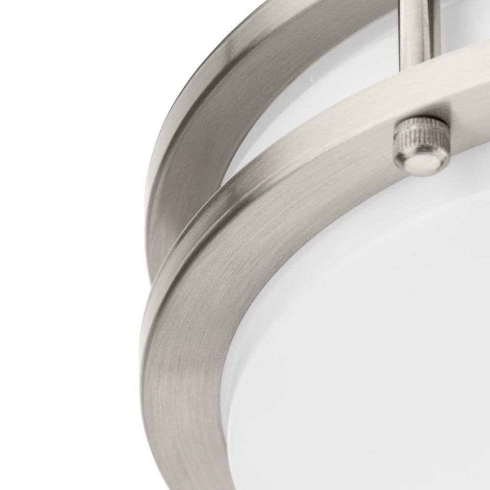 Abide Brushed Nickel 10.24" LED Flush Mount Light