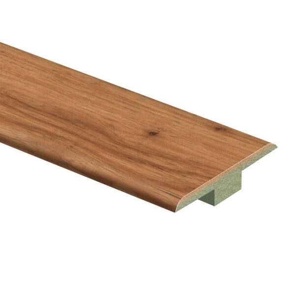 Zamma Polished Straw Maple/Greenland Creek Maple 7/16 in. Thick x 1-3/4 in. Wide x 72 in. Length Laminate T-Molding