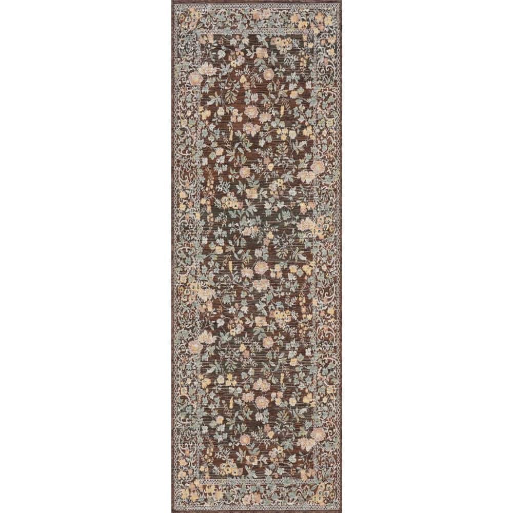 Selorae Transitional Brown 3 ft. x 8 ft. Outdoor Runner Rug price history on PriceWatchPro
