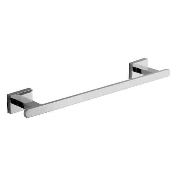 Nameeks General Hotel 11.9 in. Wall Mounted Towel Bar in Chrome