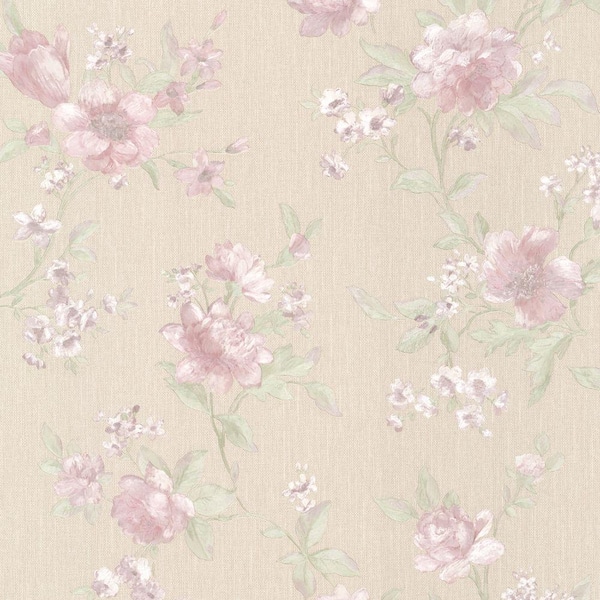 Mirage Empress Lavender Floral Trail Wallpaper
