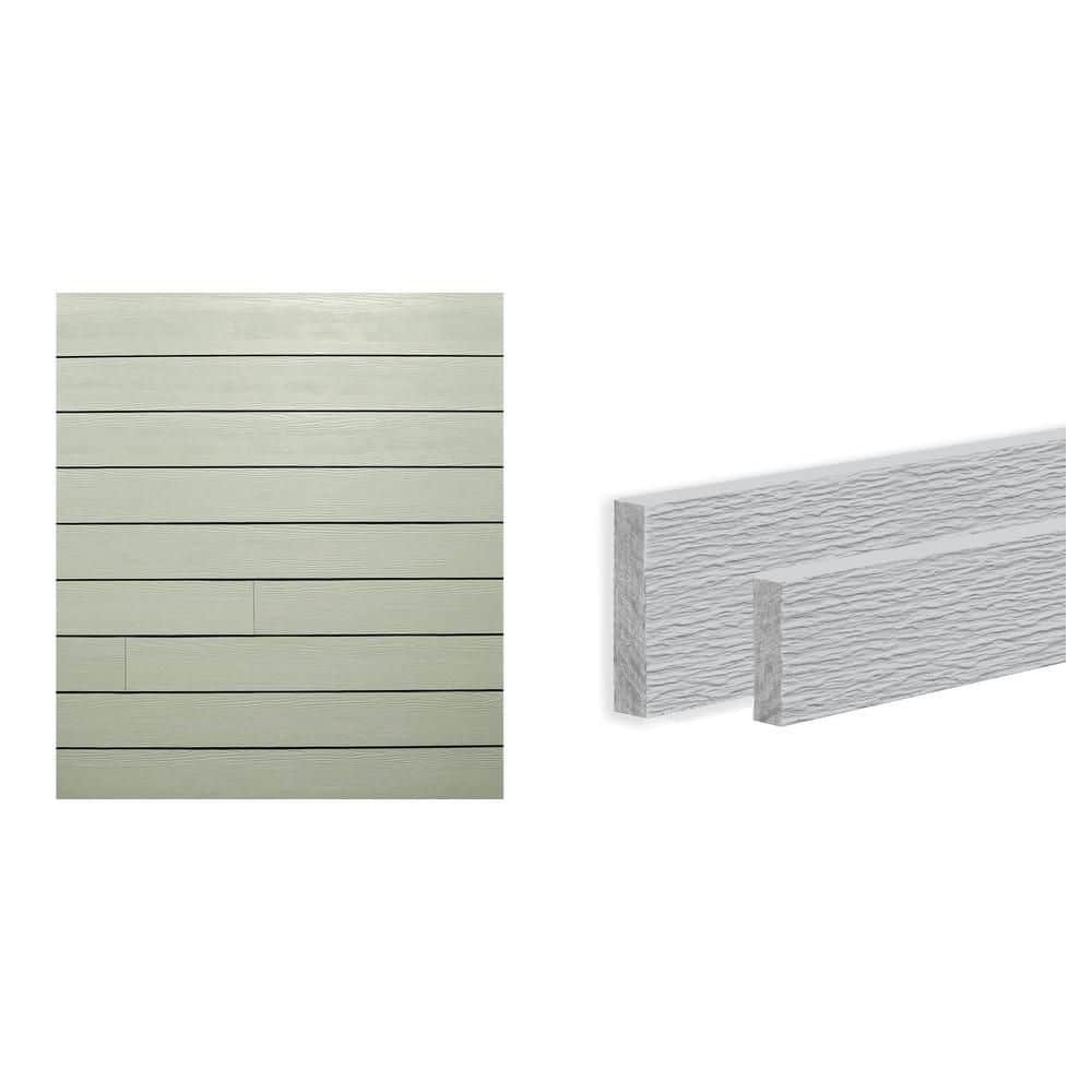 James Hardie 5/4 in. x 3.5 in. x 144 in. Rustic Grain Fiber Cement