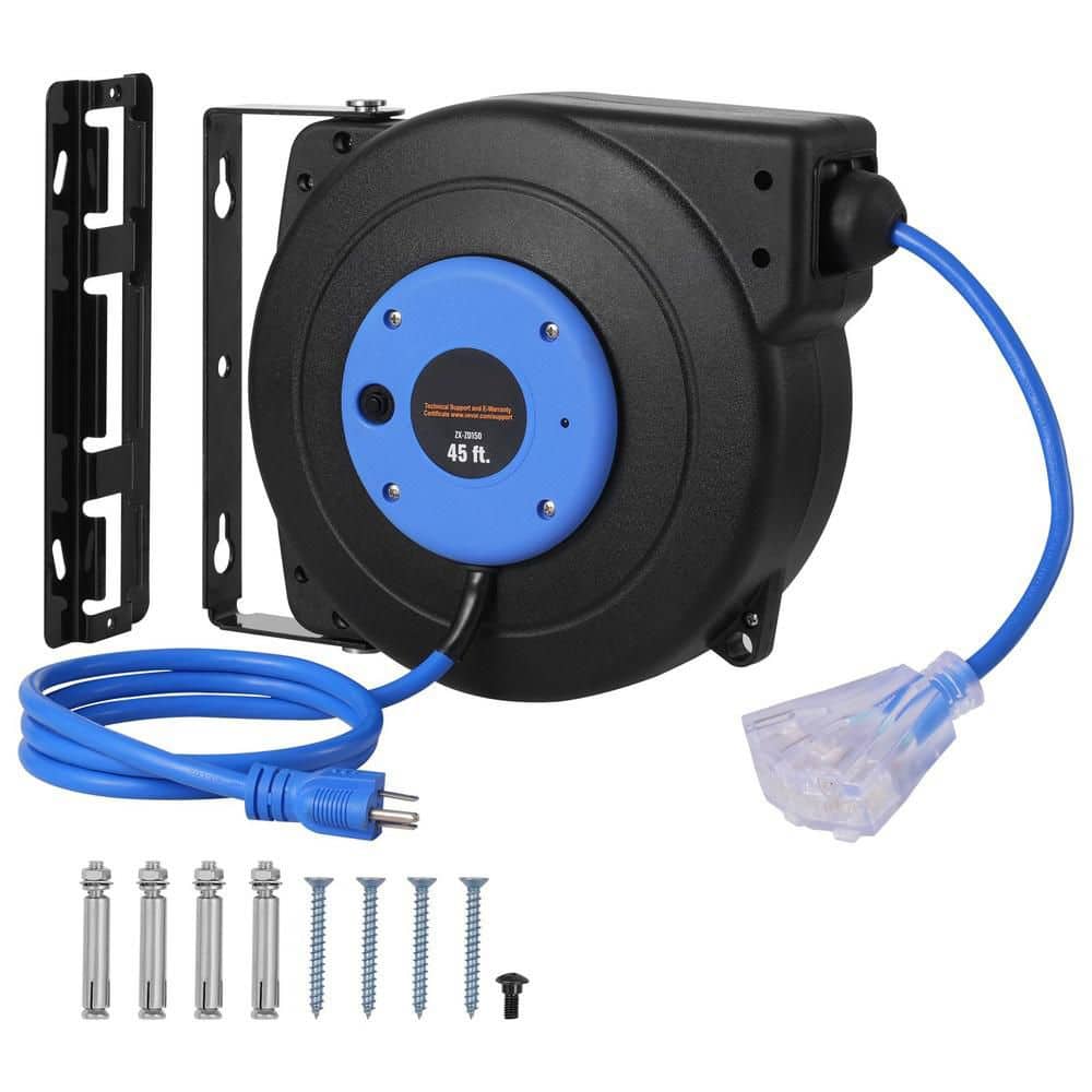 45 ft. Retractable Extension Cord Reel 12AWG Heavy Duty with Circuit Breaker price history on PriceWatchPro