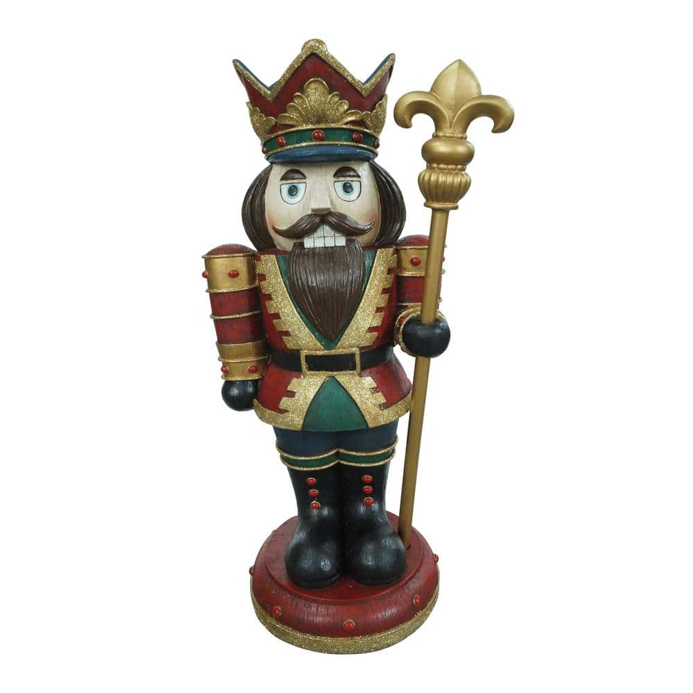 Hi-Line Gift Ltd. Wooden Finish Small Nutcracker Statue