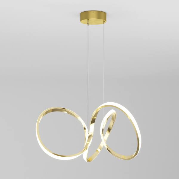 gold light pendant fitting