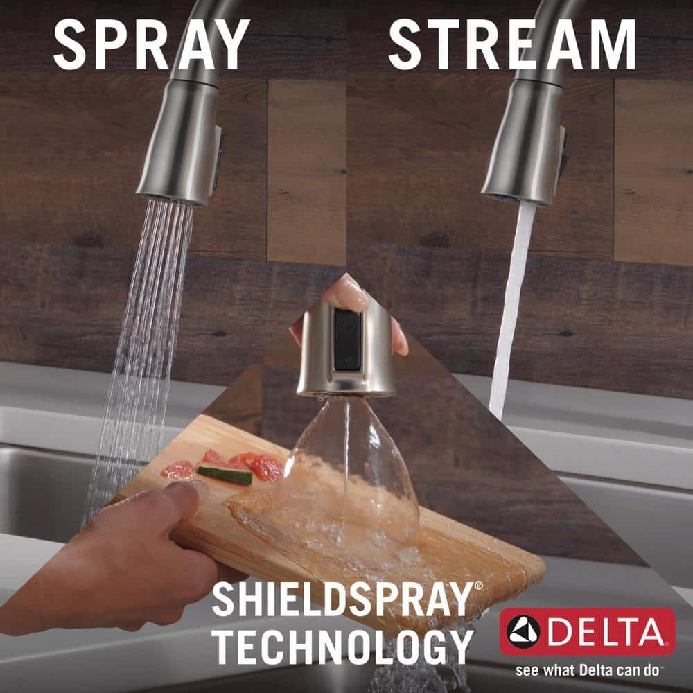 Ophelia Stainless Steel Pull Down Kitchen Faucet with Spray