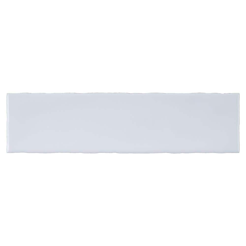 White Polished Ceramic Subway Wall Tile 3x12