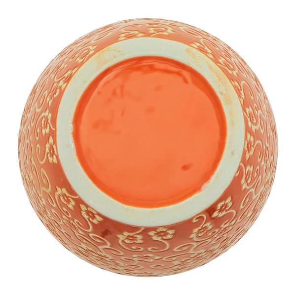 Wholesale Flower Power Orange Dish Brush With Vase - JTY/White Magic -  Fieldfolio