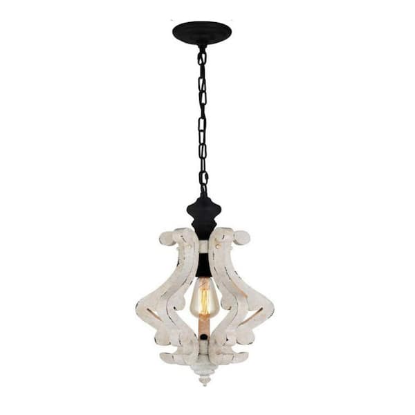 INNOBULE 1-Light White Chandelier
