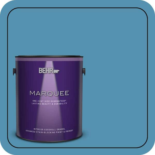 BEHR MARQUEE 1 gal. #M490-5 Jet Ski One-Coat Hide Eggshell Enamel Interior Paint & Primer