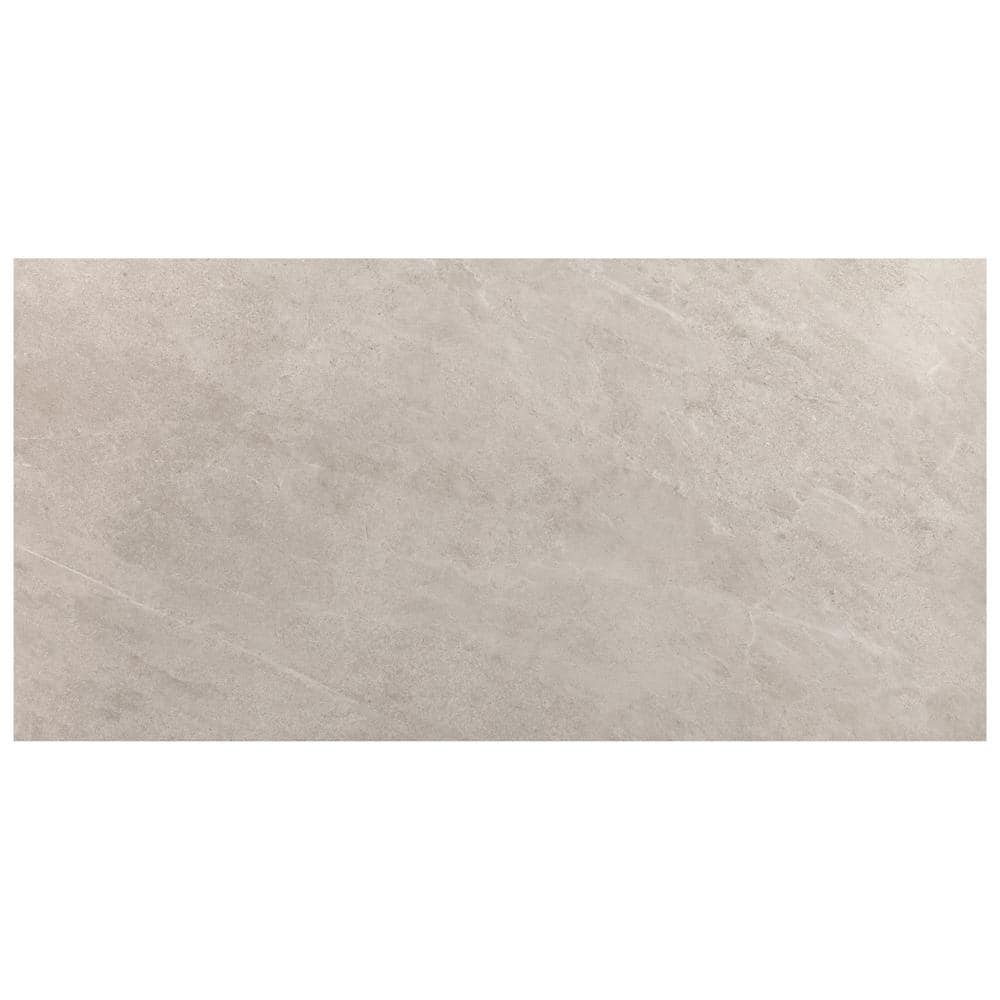 Linen White Large Format Matte Porcelain Tile 24x48