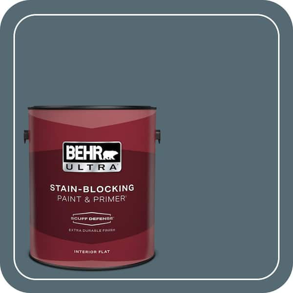 BEHR ULTRA 1 gal. #540F-6 Distance Extra Durable Flat Interior Paint & Primer