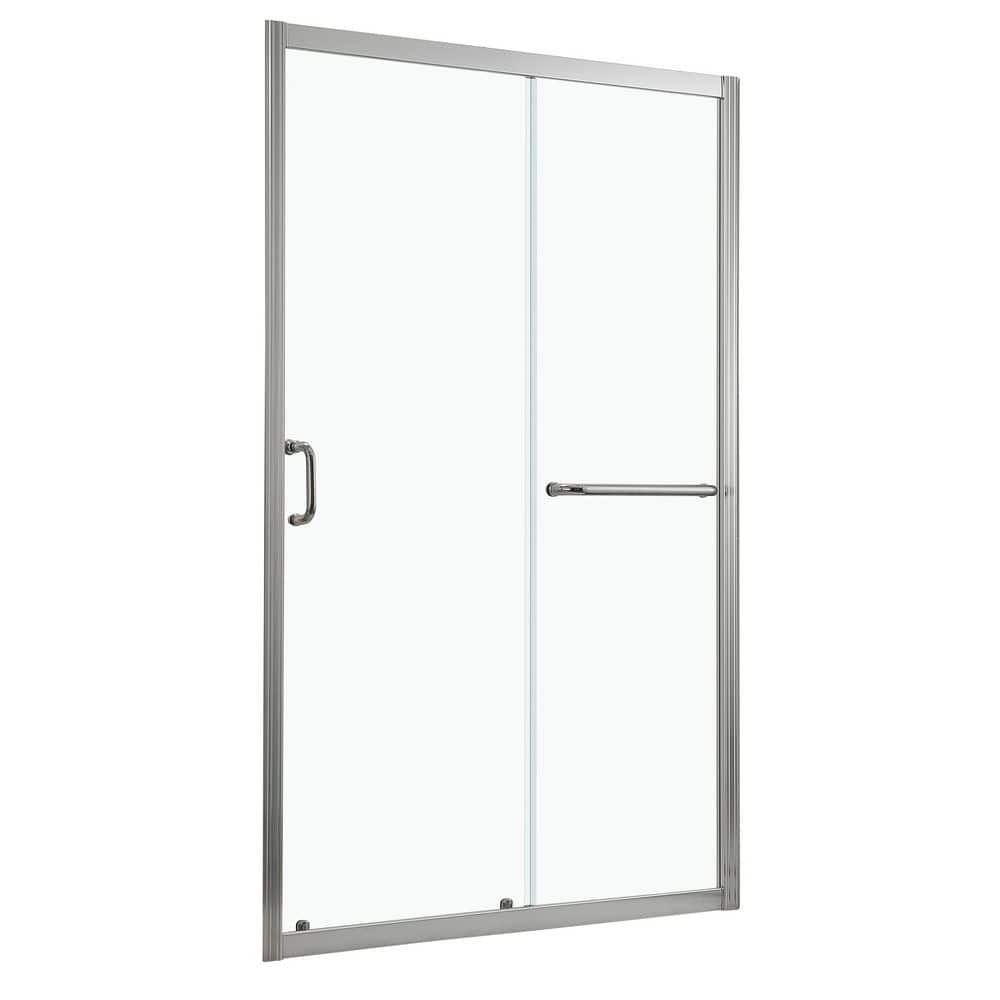 Reviews for Sarlai 48 in. W x 72 in. H Sliding Semi-Frameless Shower ...