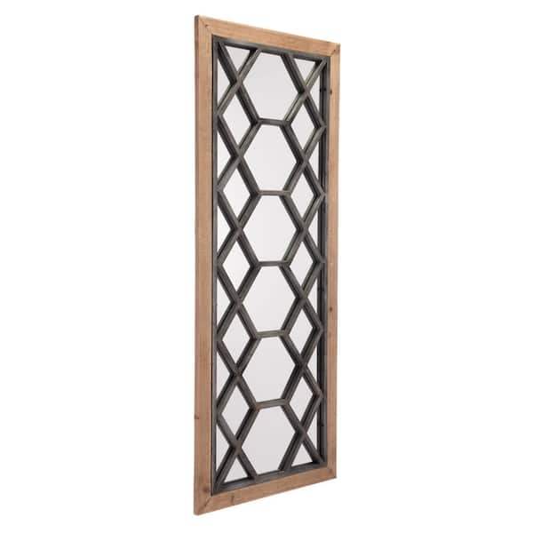 ZUO Moroccan Brown Wall Mirror