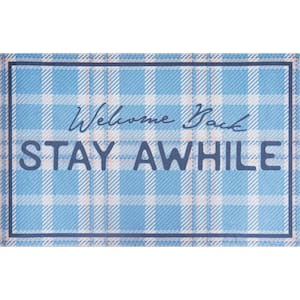 BENISSIMO Welcome Back Handwritten 20 in. x 31.5 in. Door Mat MM-20X32-HWRT  - The Home Depot