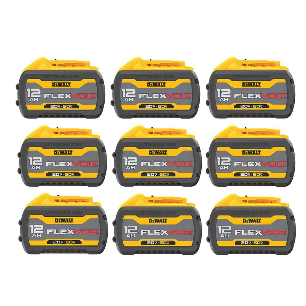 20V/60V MAX FLEXVOLT Lithium-Ion 12.0Ah Battery (9 -Pack) price history on PriceWatchPro