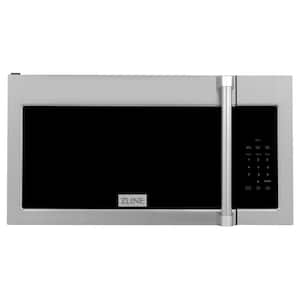 30 in. 300 CFM 900-Watt Over the Range Microwave Oven in Stainless Steel & Traditional Handle