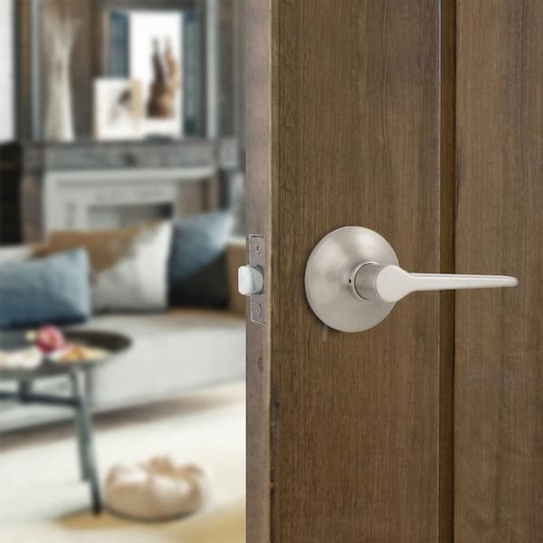 Freedom Satin Nickel Hall/Closet Door Lever (4-Pack)