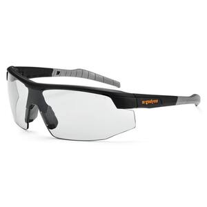 White Frame Ergodyne Skullerz Odin Safety Sunglasses Smoke Lens